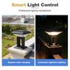 High Quality IP65 Waterproof LED Solar Post Light Outdoor Die-casting Aluminum Garden Decor Gate Pillar Support OEM Remote
