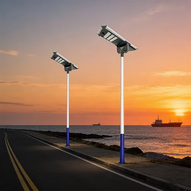 Customizable LED IP65 Solar Street Light Kit for Quick Installation in Soil Grass & Soft Ground Areas