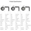 Outdoor Waterproof Ip65 High Quality Led Garden Light Post Top Street Light Rotatable Arm Adjustable Adapter Lens SMD 30w~150W