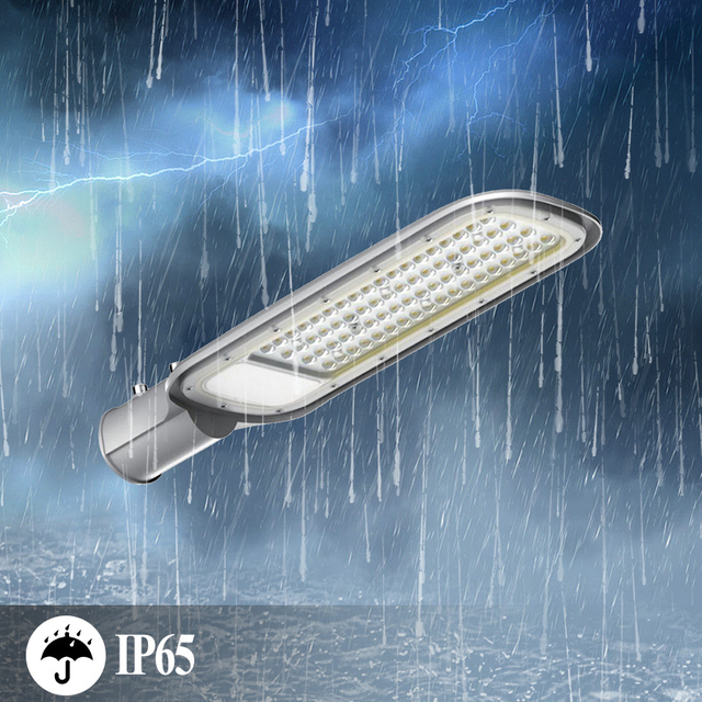 High Energy IP66 Waterproof Aluminum Alloy LED Street Light 50W-300W SMD 3030 DC Road & Highway Outdoor Use