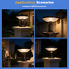 Modern 4.5W Solar Panel LED Column Lights Ultra-Bright Aluminum Waterproof Design for Garden Outdoor Lighting IP65 Rating