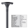 Modern DC IP65 Aluminum Alloy LED Street Lights Outdoor Garden Lighting with Remote Control