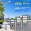 Integrated Solar LED Street Light, IP65 Waterproof Modular Road Lamp with LiFePO4 Battery and 5-Year Warranty